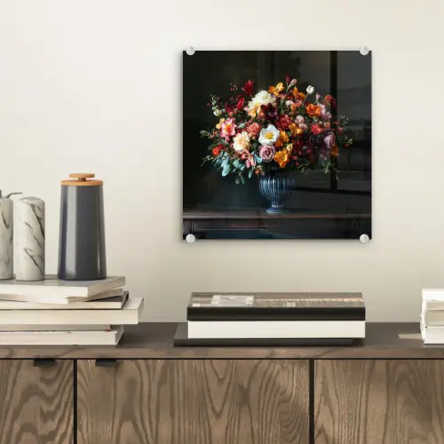 Groot - Bloemen - Vaas - Boeket plexiglas 5mm klein -sfeer1