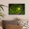Jungle - Groen - Natuur - Tropisch - Planten canvas 2cm klein -sfeer1
