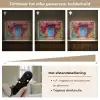 Bloemen - Deur - Roze Light Box met batterij (Wandlamp) middel -USP_dimbaarNL