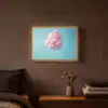 Suikerspin - Zoet - Snoep Light Box met batterij (Wandlamp) middel -sfeer4
