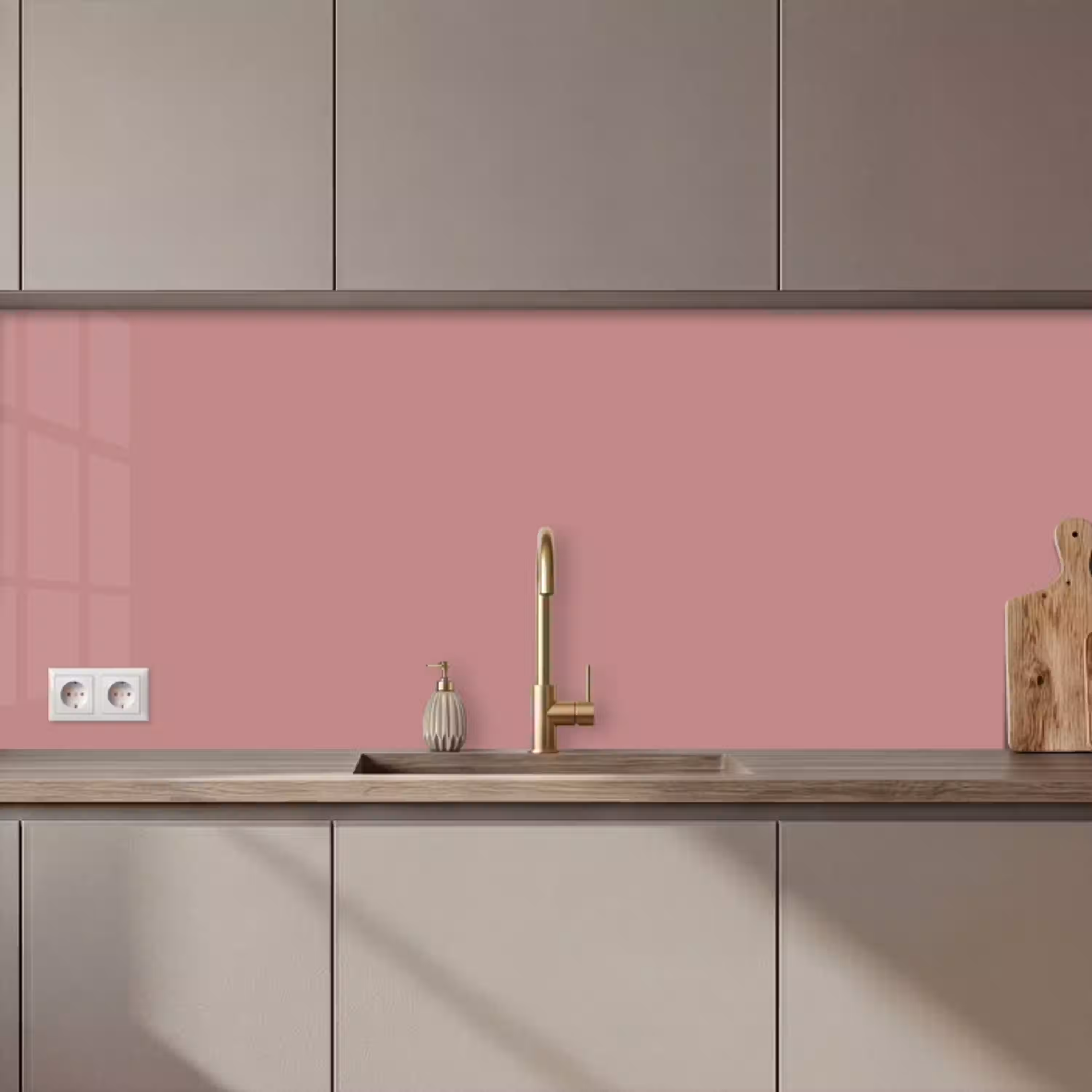 Dusty - Rose - Roze keuken achterwand 2 middel 871 zz_3dshopping