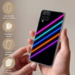 Esthetiek - Retro - Neon Telefoonhoesje Samsung Galaxy A12 klein -sfeer3_NL