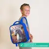 Pastel parelhoorn Kinderrugzak - Blauw middel -sfeer3_NL