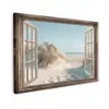 Doorkijk - Helmgras - Duinen - Zee - Landschap canvas 2cm klein -z3d
