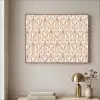 Geometrisch - Patroon - Beige Textielframe zwart klein 947 -sfeer2
