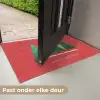 Minimalistisch - Kerstbomen - Rood - Sneeuw Deurmat klein -USP_NL