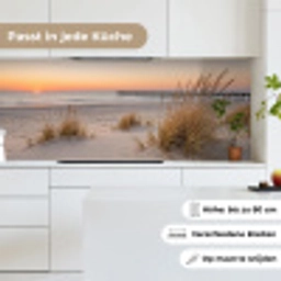 Pier - Zonsondergang - Strand keuken achterwand 2 middel -sfeer4_DE