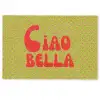 Ciao bella - Rood - Groen - Stippen Deurmat klein -zkaufland3d