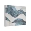 Lijnen - Golven - Abstract - Blauw PET vilt klein -3d