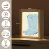 Illustratie - Cowboylaarzen - Patroon Light Box met kabel (Tafellamp) klein -USP_NL