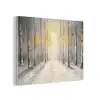 Winter - Abstract - Sneeuw - Natuur - Zon PET vilt klein -3d