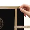 Bol - Gedroogd - Vaas - Zwart Light Box met batterij (Wandlamp) middel -USP_websiteprintNL