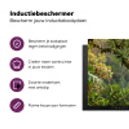 Ara - Jungle - Rood Inductie beschermer vinyl 3mm klein -zzzzzzz-cc-usp