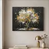 Boom - Zwart - Goud - Wit - Modern Textielframe zwart klein -sfeer2
