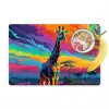 Giraffe - Savanna - Lucht - Gekleurd Placemat vinyl groot -zzzproduct_Kitchenyeah-website