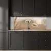 Hazestaartgras - Graanharen - Zonlicht keuken achterwand 2 middel -sfeer1