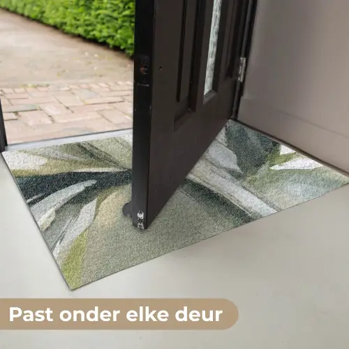 Natuur - Abstract - Groen - Penseelstreken Deurmat klein -USP_NL