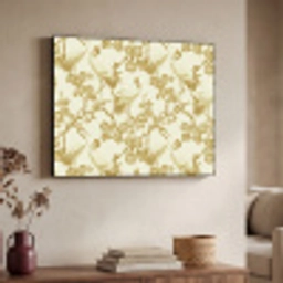 Kraanvogels - Kersenbloesem - Goud Textielframe zwart klein 947 -sfeer3