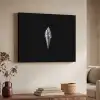 Softijs - Realistisch - Futuristisch Textielframe zwart klein -sfeer3