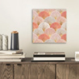 Waaiers - Goud - Roze aluminium wit klein 46 -sfeer1
