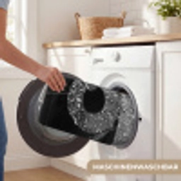 WC - Toilet papier - Zwart wit - Glitters Badmat klein -USP_WasbaarDE
