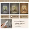 Grote vaas met bloemen - Josep Mirabent - Oude meesters Light Box met kabel (Wandlamp) klein -USP_lichtkleurNL
