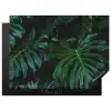 Bladeren - Tropisch - Monstera - Jungle Inductie beschermer vinyl 3mm klein -3d