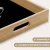 Kers - Luxueus - Metallic Dienblad Rechthoek middel -USP_HandgreepNL