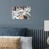 Hert - Sneeuw - Winter - Bos - Dieren poster papier klein -sfeer2