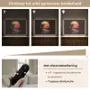 Strand - Minimalistisch - Zon - Oranje Light Box met batterij (Wandlamp) middel -USP_dimbaarNL