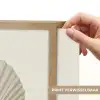Schelp - Minimalistisch - Wit Light Box met batterij (Wandlamp) middel -USP_websiteprintNL