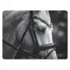 Paard - Schimmel - Portret muismat rubber klein -3d