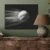 Honkbal - Wit - Vliegt PET vilt klein -sfeer2