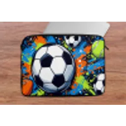 Sport - Ballen - Kleurrijk laptophoes neopreen klein -tafel