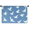 Vogels - Wit - Patroon Wandkleed katoen klein -zz3d