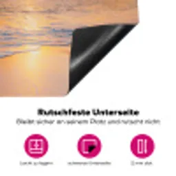 Tropische Zonsondergang Symfonie Inductie beschermer vinyl 3mm klein -zzzzzzz-lf-onderkant