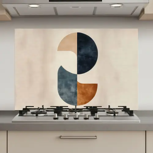 Cirkels - Abstract - Kleurrijk keuken achterwand spatscherm klein -3d_website