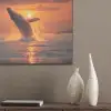 Walvis - Zon - Zee PET vilt klein -sfeer6_closeup