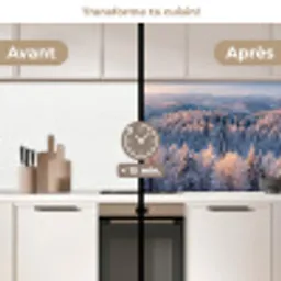 Bos - Bergen - Goud - Winter - Warm keuken achterwand 2 middel -voor-na2_FR