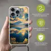 Berg - Rivier - Zonsondergang Hoesje iPhone 16 Pro Max met koord klein -sfeer2_NL