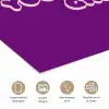 You're doing great - Paars - Bubble letters poster papier klein -closeup_NL