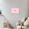 Girl power - Roze - Hartje Tuinposter op houten frame 2 cm dik klein -sfeer1