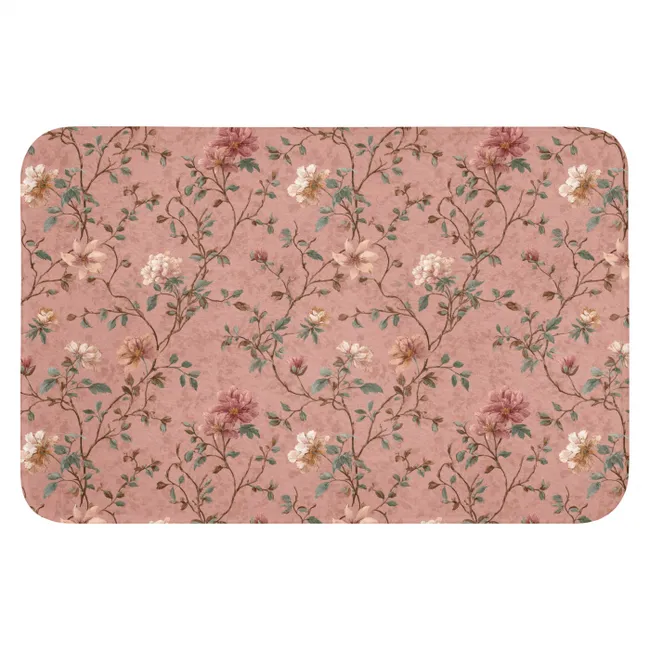 WC Mat - Botanisch - Bloemen - Roze