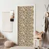Giraf - Patroon - Beige - Bruin deurposter klein 289 -sfeer6