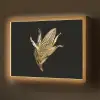 Mais - Eten - Goud - Zwart Light Box met batterij (Wandlamp) middel -z3d_website