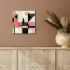 Roze - Abstract - Aesthetic - Modern - Vormen aluminium wit klein -sfeer4