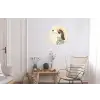 Quote - Hond - Zonnebril Wandcirkel aluminium klein -woonkamer