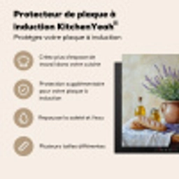 Lavendel - Brood - Stilleven Inductie beschermer vinyl 3mm middel -usfeer2_FR