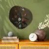 Bloemen in een Wan-Li vaas en schelpen - Schilderij van Balthasar van der Ast Wandcirkel Organisch Forex 3mm klein -sfeer2