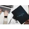 Oceaan - Walvishaai - Donkerblauw - Vlekken laptophoes neopreen klein -bureau